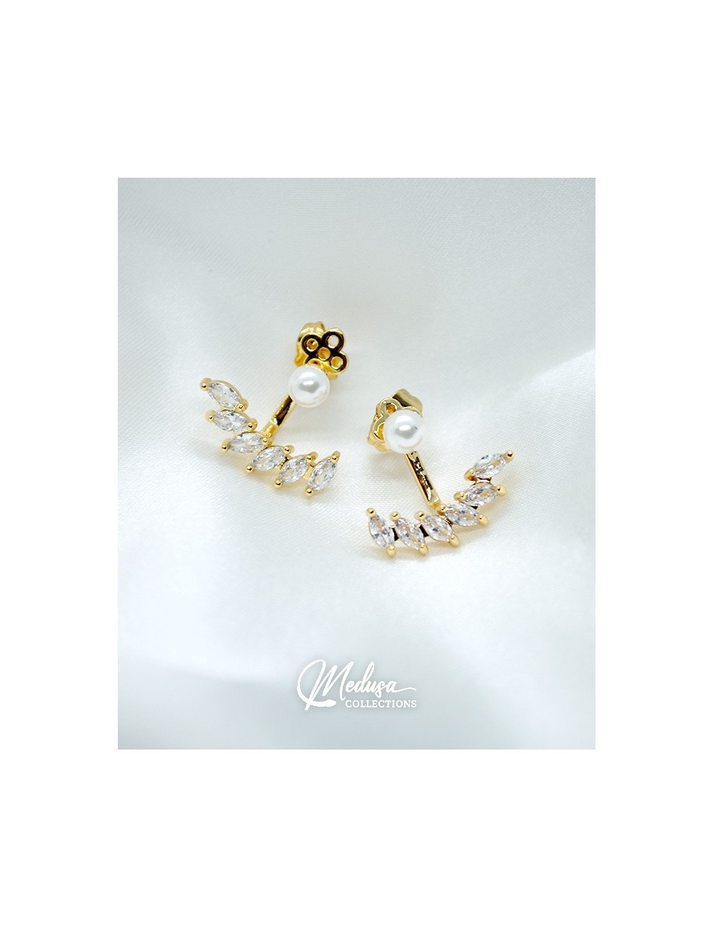 Boucles Chloris - Bicolore lilas
